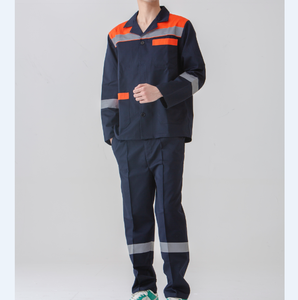 Venta al por mayor de ropa de trabajo de seguridad resistente al fuego, ropa de trabajo industrial, ropa de seguridad de soldadura, monos mecánicos resistentes al aceite FR - Product Image 4