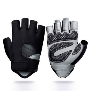 Guantes de Gimnasio Antideslizantes Unisex de Alta Calidad, Guantes de Cuero para Levantamiento de Pesas con Logotipo Personalizado - Product Image 1