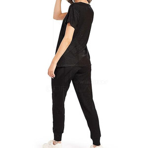 Confortable femmes été survêtement loungewear coton femmes été survêtement actif ensemble - Product Image 5