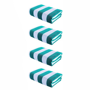 ผ้าขนหนูคอตตอนสีขาวปักลายสำหรับชายหาดชุดอาบน้ำผลิตตามสั่ง - Product Image 2