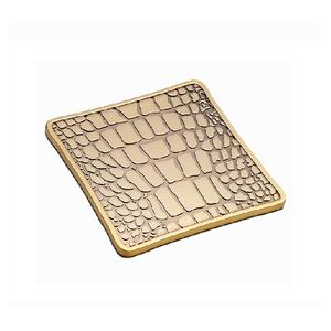 Sous-verres élégants en laiton antique de qualité durable avec de nouveaux tapis et coussinets en métal en laiton finis élégants prix de gros - Product Image 5