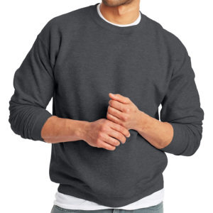 Sweat-shirt à capuche unisexe en molleton polyester/coton de haute qualité, couleur unie, brodé, anti-boulochage, pas cher, pour homme - Product Image 4