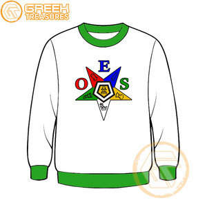 Commande personnalisée de l'étoile de l'Est sweat-shirt brodé en molleton de coton pull de haute qualité vêtements grecs OES sweat-shirts - Product Image 5