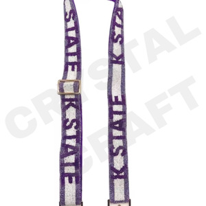 Correa de monedero con cuentas K State personalizada, bolsa de cuentas de semillas de oro blanco, correas, accesorios, bolsas, piezas especiales, accesorios - Product Image 1