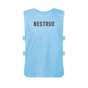 Personnaliser les bavoirs d'entraînement numérotés en maille de football de haute qualité avec logo imprimé 100% gilet de football en polyester - Product Image 4
