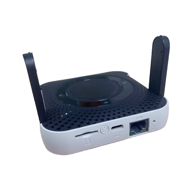 4G LTE CPE Router Mini WiFi Dual-Band WiFi 6 Portable Outdoor VoIP Optional 4000mah Battery SIM Card Slot RJ45 Ethernet Jack WEP