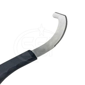 Cuchillo Profesional para Pezuñas, Cureta Quirúrgica Veterinaria con Mango Negro para Cirugía Animal, Instrumento Duradero de Acero Inoxidable - Product Image 3