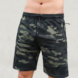 Gran oferta de ropa deportiva transpirable Camo ropa de entrenamiento pantalones cortos poliéster compresión gimnasio Camo pantalones cortos hombres - Product Image 3