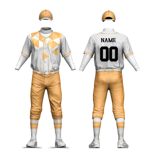 Uniforme de béisbol de alta calidad Transpirable Reciclable Uniforme de béisbol unisex Uniforme de béisbol de tela de poliéster 100% - Product Image 1