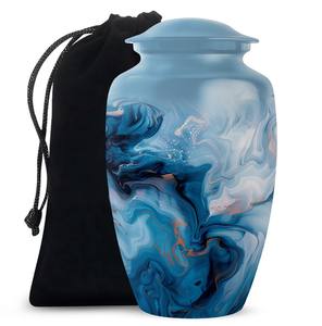 Urna abstracta para cenizas de adultos, hombres y mujeres, urnas grandes para cenizas humanas de 10 pulgadas - Product Image 3