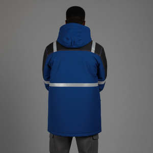 Chaqueta de Invierno de Alta Visibilidad Clase 3 a Precio Económico, Ropa de Trabajo Reflectante para Construcción, Material de Poliéster, Forro Polar, Chaqueta para Clima Frío - Product Image 6