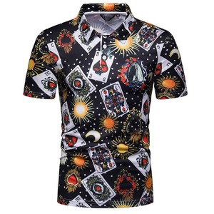 Camisas Deportivas Casuales de Verano de Alta Calidad para Caballeros, Moda en Tendencia, Personalizables, Estampadas, de Punto, Secado Rápido, 100% Algodón - Product Image 4