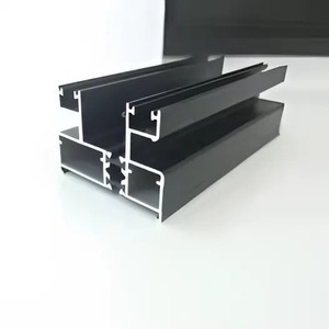 Profilé en aluminium extrudé 6063 T5 Série 6000 Finition anodisée à motif carré pour fenêtres et portes - Product Image 1