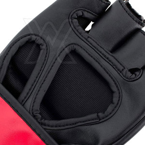 Guantes de MMA de Cuero de Diseño Más Reciente 2025, Venta al por Mayor, Fabricación Profesional, Diseño Personalizado, Antideslizantes, Ligeros, Medios Dedos, Absorben la Humedad - Product Image 6