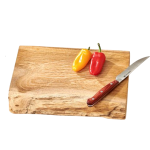 Tabla de cortar de madera de acacia de calidad Exclusiva tabla de cortar redonda con mango para cocina y servir tabla de madera hecha a mano - Product Image 2