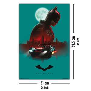 Affiche murale de style moderne Robert Pattinson en tant que Batman - Product Image 3