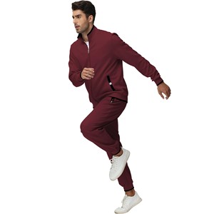 Nouveau survêtement élégant pour hommes prix de gros survêtements pour hommes vente directe d'usine survêtement pour hommes sublimé OEM ODM Service fermeture éclair - Product Image 5