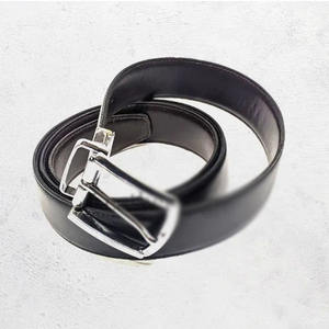 Cinturones de Cuero Genuino Personalizados de Alta Calidad para Hombre, Hebilla Cuadrada de Aleación, 30-48 Pulgadas, 1.5 Pulgadas de Ancho, Moda, OEM, Venta al Por Mayor - Product Image 3