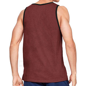 Servicio OEM, Camiseta sin Mangas Transpirable y Ligera para Hombre, para Uso en Exteriores de Verano, Estilo Casual Tejido, Talla Grande - Product Image 3