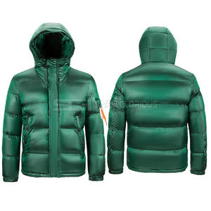 Chaqueta acolchada de nailon y poliéster de alta calidad personalizada para hombre, chaqueta acolchada de burbujas en tallas XS a XL - Product Image 2