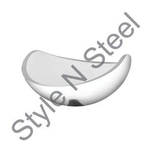 ชามถั่วขายส่งที่ไม่ซ้ำกันตัดการออกแบบผลไม้สลัดอาหารเตรียมสแตนเลสรูปทรงเรือชามเสิร์ฟสแตนเลส - Product Image 1