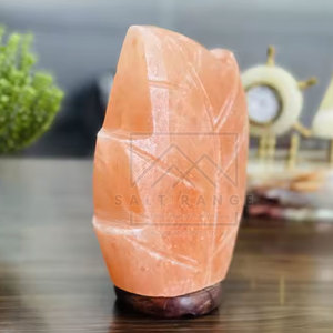 Lámpara de Sal del Himalaya 100% Pura, Tallada a Mano, Artesanía Natural, Personalizable, Decoración del Hogar de Alta Calidad - Product Image 5
