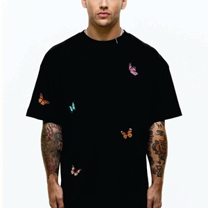 เสื้อยืดผู้ชายสีจางลงแดดออกแบบได้ตามต้องการ - Product Image 5
