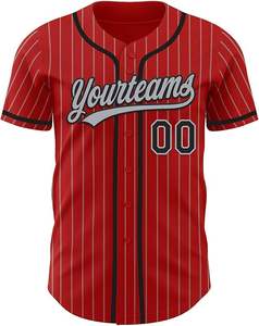 Camiseta de béisbol de poliéster cosida en blanco de fabricante OEM, camisetas de béisbol de poliéster con sublimación de tinte completo de alta calidad - Product Image 4