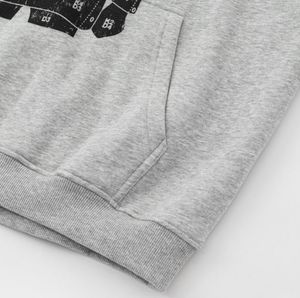 Sweat à capuche coupe-vent en polyester/coton personnalisé pour hommes, impression numérique, automne et hiver - Product Image 5