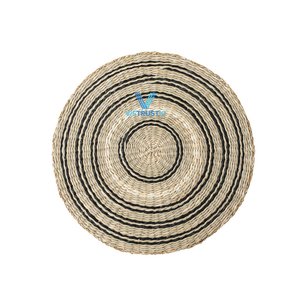 Pour Amazon Offre Spéciale Jute jonc de mer Antique assiette de Table assiette de Table décorative durable conception personnalisée meubles de maison - Product Image 1