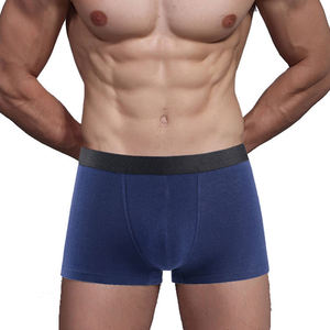 Calzoncillos y Bóxers de algodón 100% para hombre profesional, suaves y cómodos con logotipo de tiro medio en la cintura, ropa interior para adultos - Product Image 1
