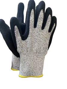 Gants de travail ANSI HPPE & PU enduits résistants aux coupures Gants anti-coupure de niveau D pour la sécurité au travail Gants résistants aux coupures - Product Image 4