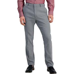 Pantaloni Chino da Uomo Tommy Hilfiger Modern Fit Th Flex Stretch Fantasia Performance in Blu/Bianco Taglia 36X30 in Lana Pettinata - Product Image 1