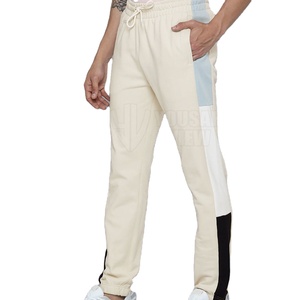 Pantalon de survêtement léger en coton à taille haute pour homme avec logo personnalisé, rayures latérales, style sport décontracté, streetwear, entraînement, OEM - Product Image 1