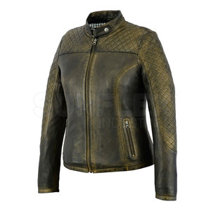 Best Selling Women's <b>Winter</b> <b>Leather</b> <b>Jacket</b> Latest Style with Stand Collar Breathable Feature Finished Processing for Wholesale - Product Image 4