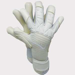 Gants de gardien de but professionnels Gants de revers en PU avec poignée en latex blanc de qualité avec protection de dégagement améliorée pour une utilisation en extérieur - Product Image 2