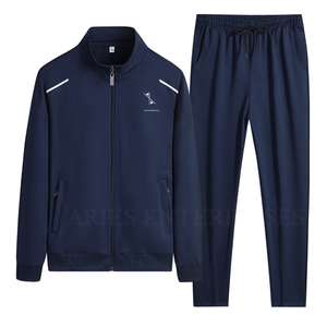 Chándal de invierno para hombre, traje deportivo para correr, entrenamiento deportivo, hecho a medida, Color sólido, de talla grande, respetuoso con el medio ambiente, transpirable - Product Image 5