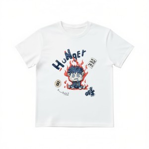 T-Shirt Unisex Oversize Personalizzata 210GSM 100% Cotone con Stampa Rosa - Product Image 2