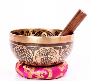 Traditional Brass Musical Bowl For Healing Relaxation Meditation Prayer And Spiritual Practices In <b>Home</b> And <b>Temples</b> - Product Image 6