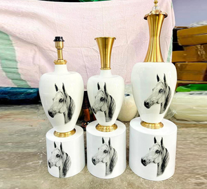 Vintage Style Aluminum Flower <b>Vase</b> New Designed <b>Set</b> of <b>3</b> Handicraft Metal Flower <b>Vase</b> From Indian Manufacturer. - Product Image 5