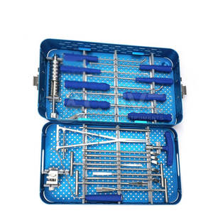 Juego de cirugía de columna vertebral enfocada con portaagujas con instrumentos precisos y ligeros Juego completo de columna ortopédica - Product Image 4