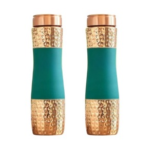 Fournisseur direct d'usine, bouteille en cuivre velours de 650 ml, élégant récipient à boisson en plastique pour votre journée - Product Image 1