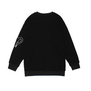 Hombres Toalla bordada calle suelta casual cuello redondo francés Terry polar pulóver sudaderas - Product Image 4