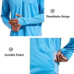 Ropa de pesca de la mejor calidad, sudaderas con capucha de pesca de secado rápido para exteriores de manga larga para hombre, camisetas, sudaderas con capucha de verano, ropa deportiva - Product Image 5