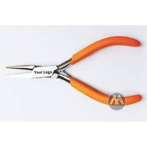 Alicates de punta plana con logotipo privado con mango suave - Product Image 2