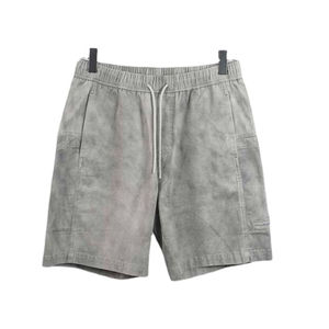 Men's High Street Summer sweat <b>Short</b> Casual Cotton Sweat <b>Shorts</b> Drawstring Ripped Distressed <b>jogger</b> Solid Pattern Pockets Size - Product Image 1
