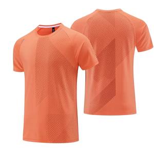 OEM Sportswear Hommes Athlétique Personnalisé Slim Fit Séchage Rapide Fitness Chemises Impression Évacuation De L'humidité Plus La Taille Running Gym Chemises Hommes - Product Image 4
