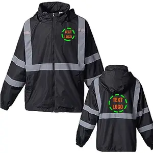 Vêtements de travail à capuche personnalisé votre propre logo sur pull à capuche vêtements de travail flamme hommes vêtements de travail de sécurité réfléchissants