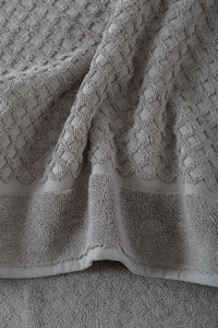 MS Home Hot Sale 100% Cotton Luxury Antimicrobial Woven Face Washcloth & <b>Bath</b> <b>Towel</b> 6-Piece <b>Set</b> Quick-Dry Sustainable Spa <b>Towels</b> - Product Image 2
