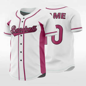 Camiseta de Béisbol para Hombre, Económica, MOQ Bajo, Personalizada con Logotipo Impreso, Alta Calidad, 100% Poliéster, Secado Rápido, Sublimación - Product Image 5